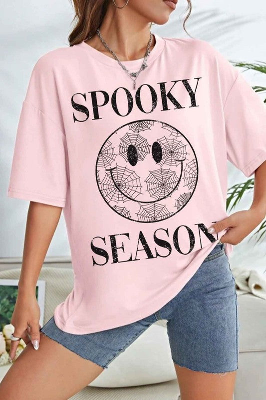 SPOOKY SEASON HALLOWEEN OVERSIZED GRAPHIC TEE