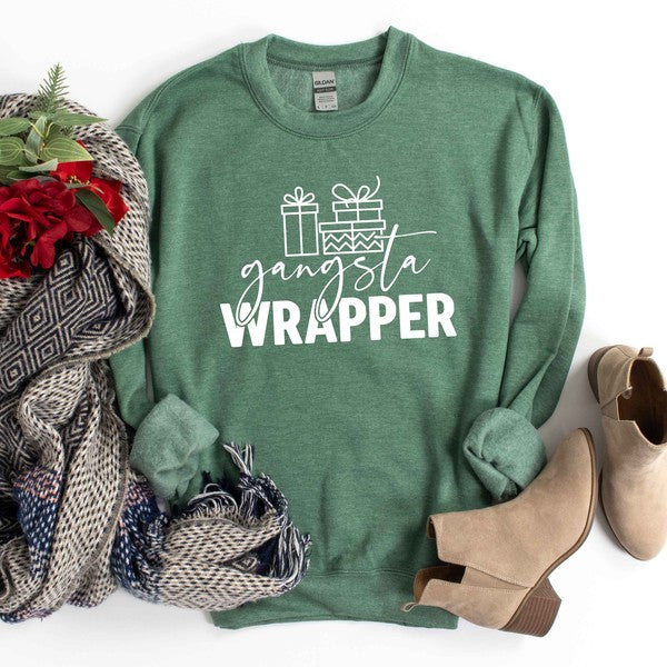 Gangsta Wrapper Presents Graphic Sweatshirt