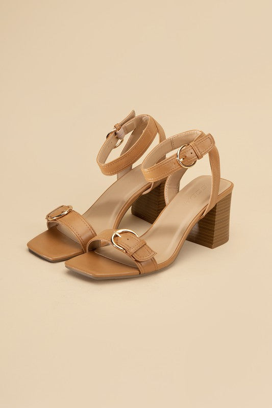 TREATY-S Buckle Sandal Heel